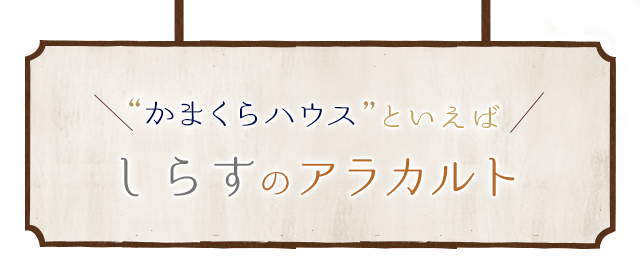 かまくらハウスといえば